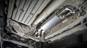 Ford Raptor Performance Exhaust - Rear - Stainless Works - Cat Back X-Pipe Resonator Dump Style - `11-`14